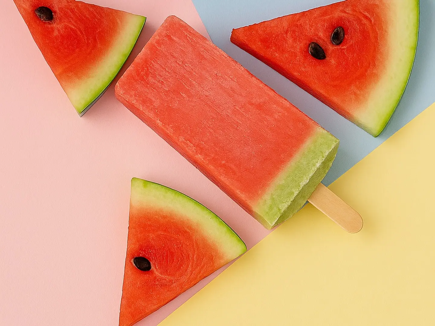 Natural Watermelon Popsicle