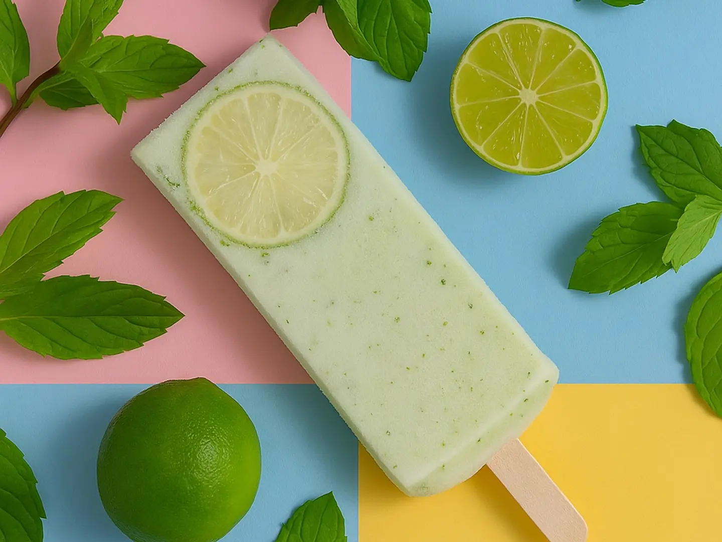 Lemon & Mint Popsicle