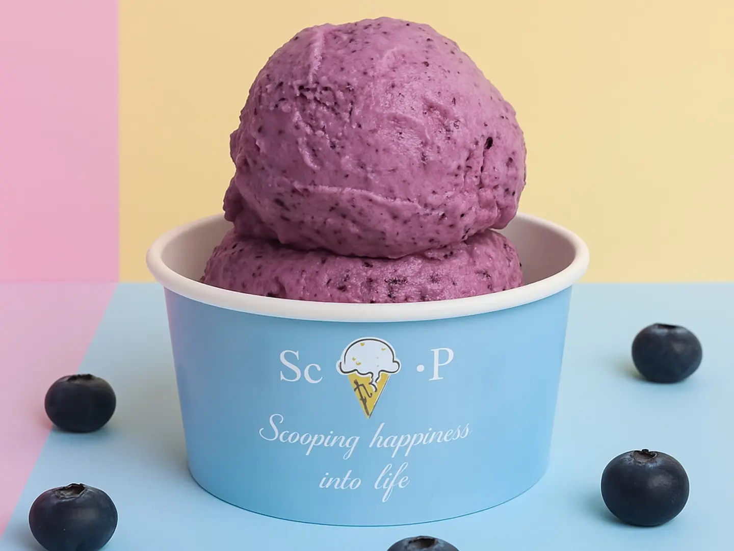 Blueberry Ice Cream