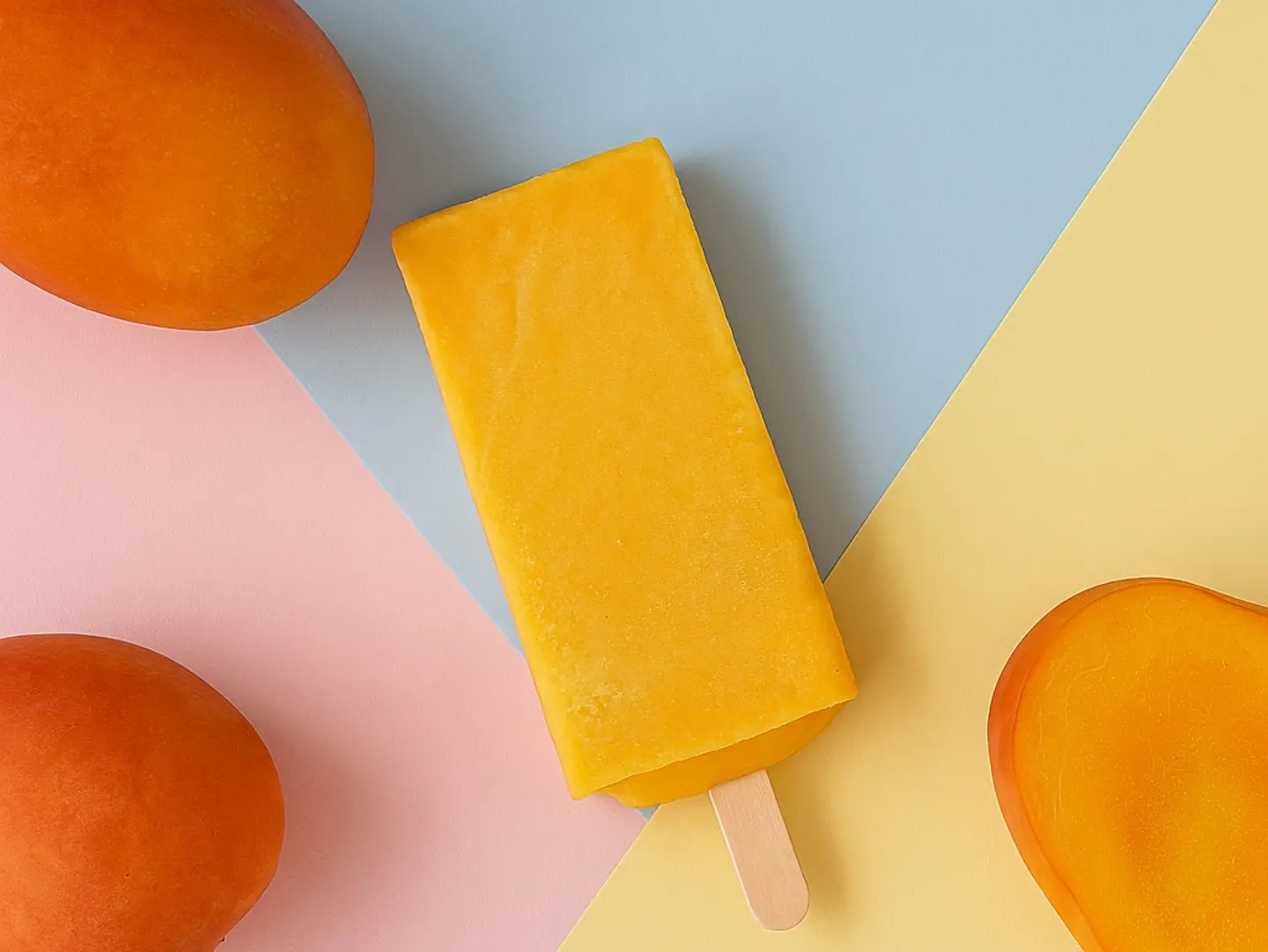 Natural Mango Popsicle