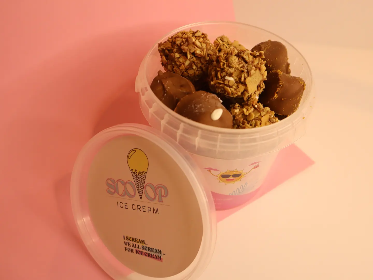 25 Pcs Mini Ice Cream Bi