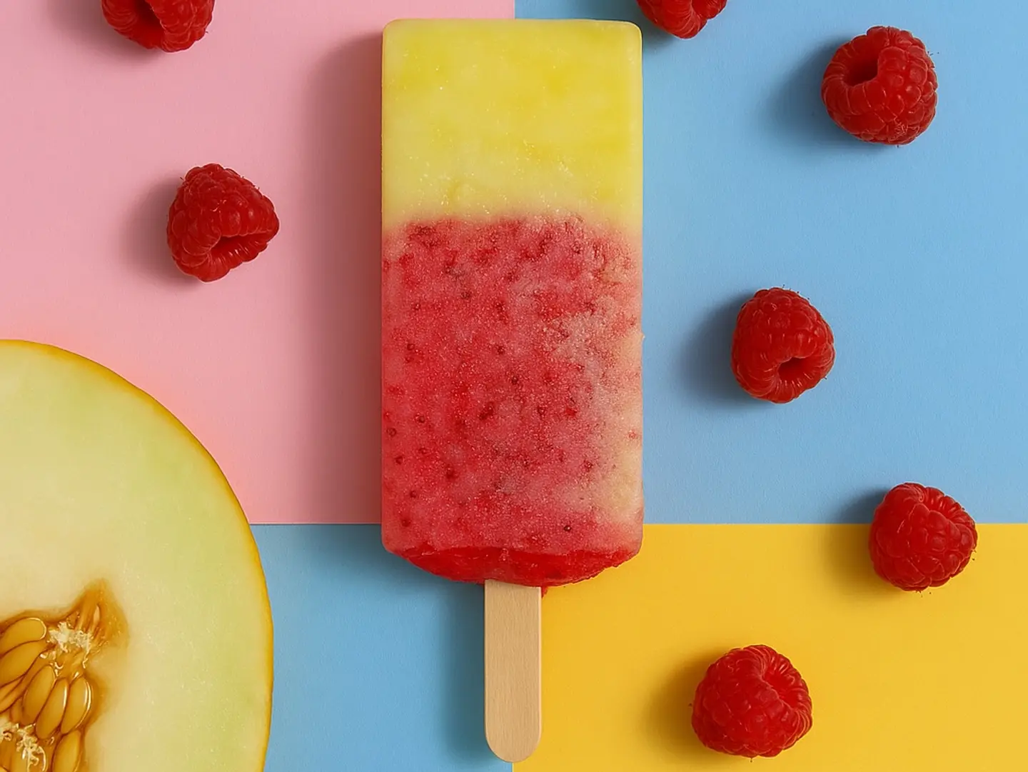 Melon & Red Berry Popsicle