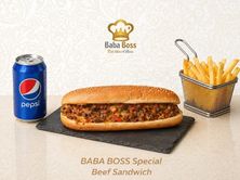 وجبة بابا بوص لحم سبيشل