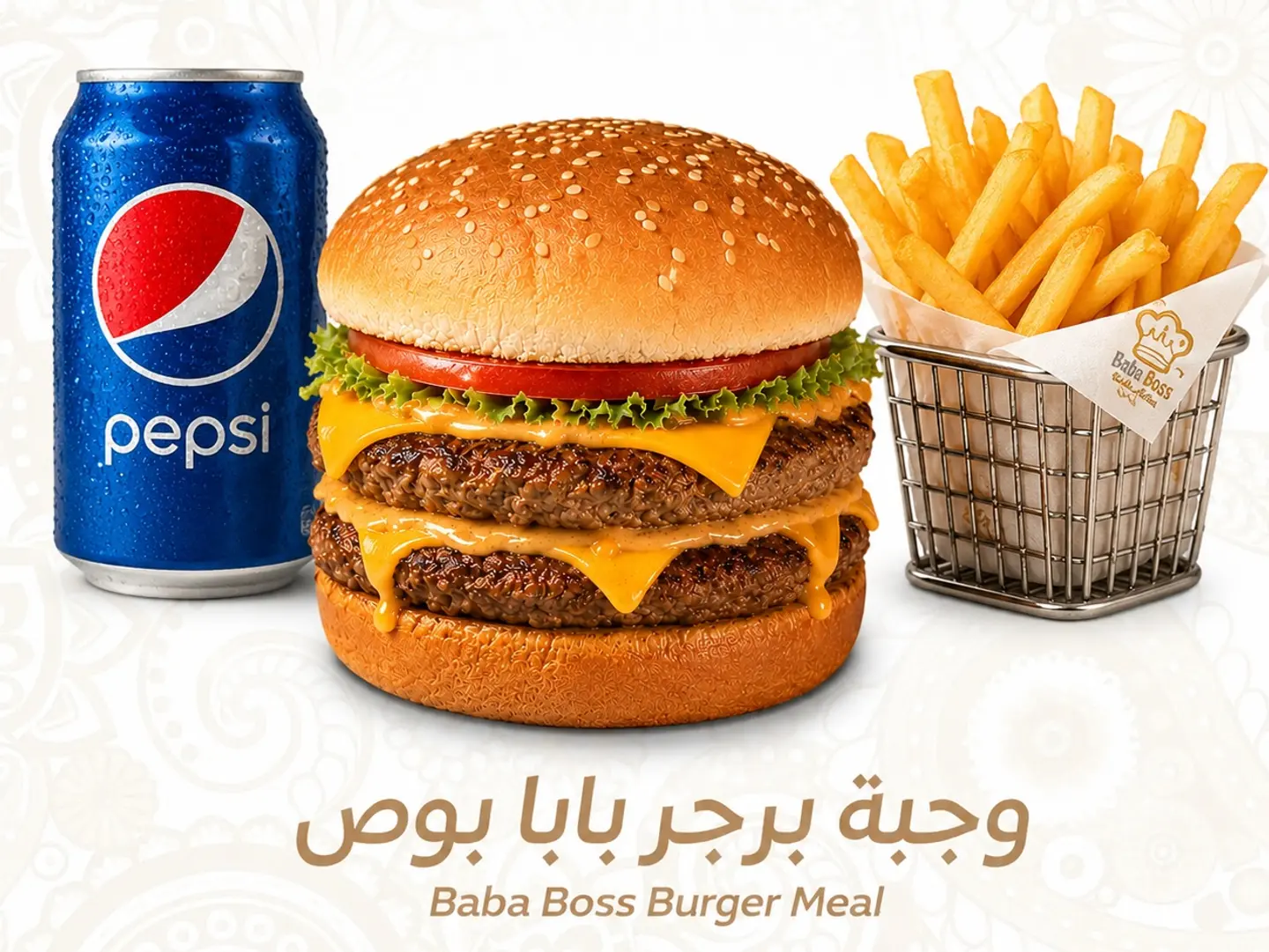 Baba Boss Burger Meal