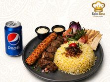 وجبة كباب دجاح مع أوصال