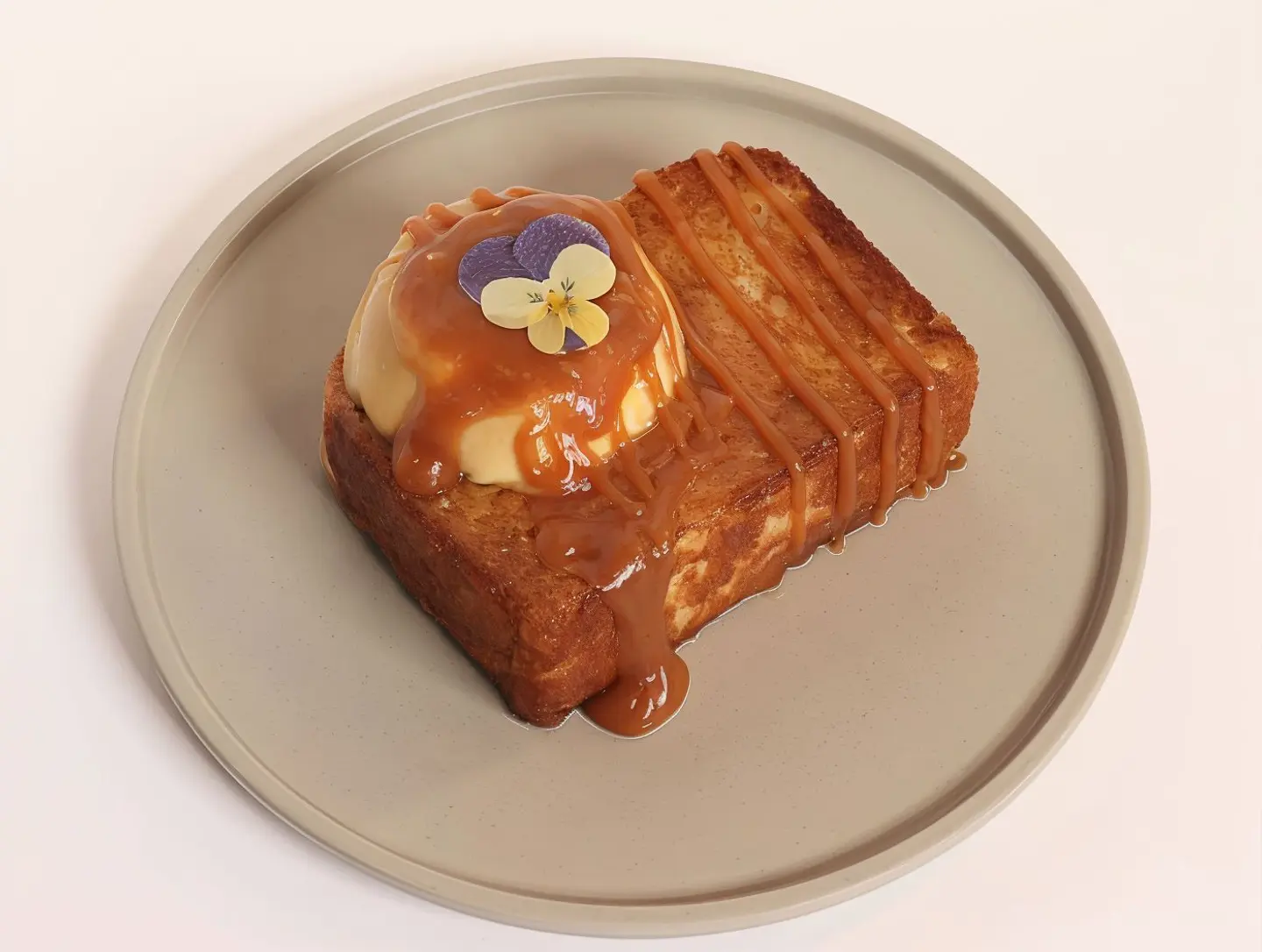 Caramel Pudding Toast
