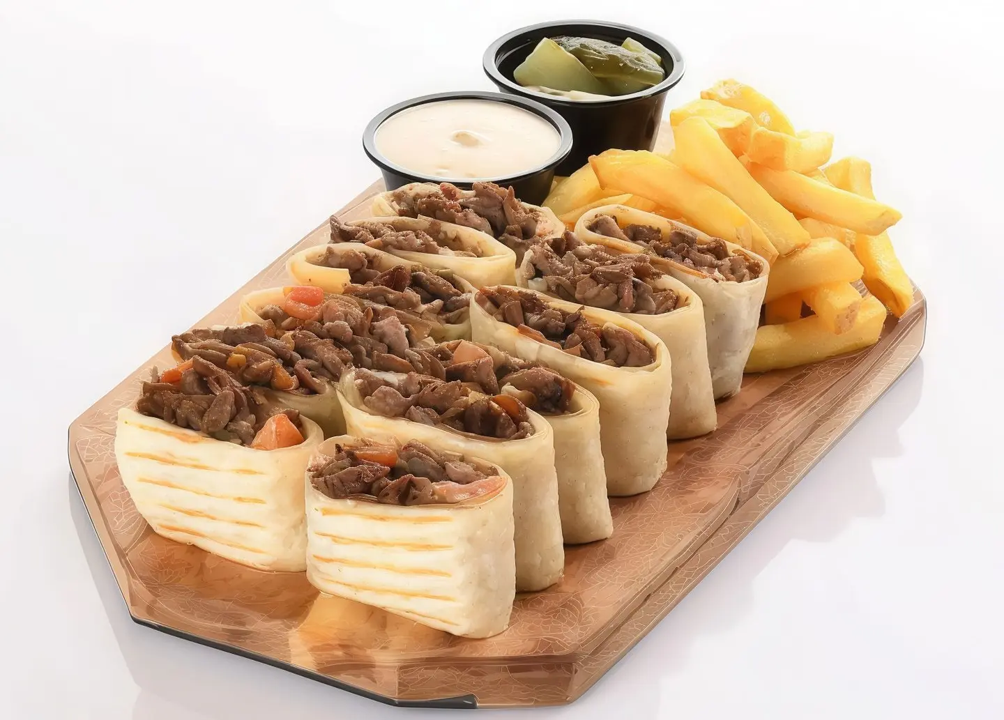 صحن عربي صغير لحم