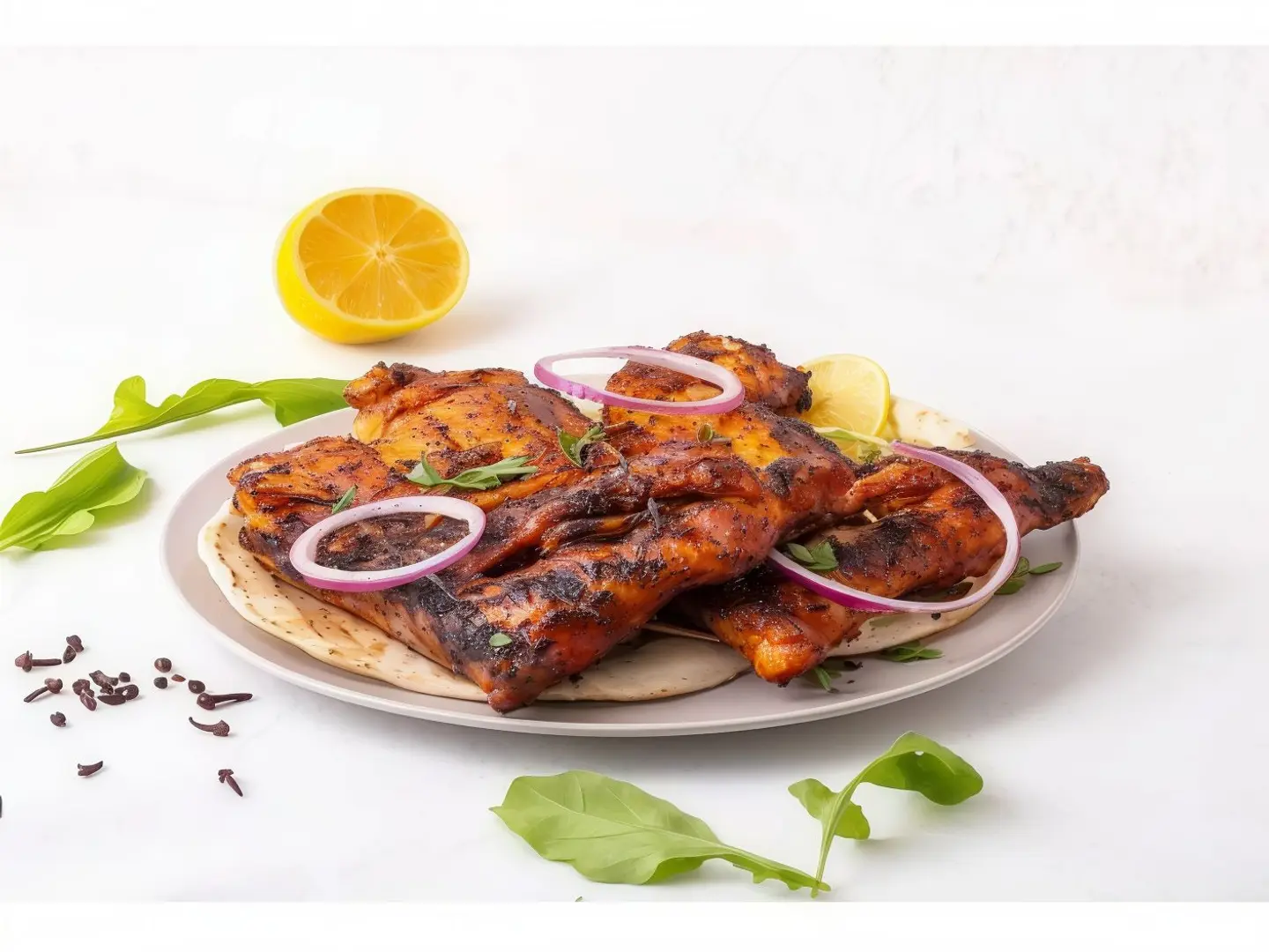 Plain Charcoal Chicken - Half A Chicken