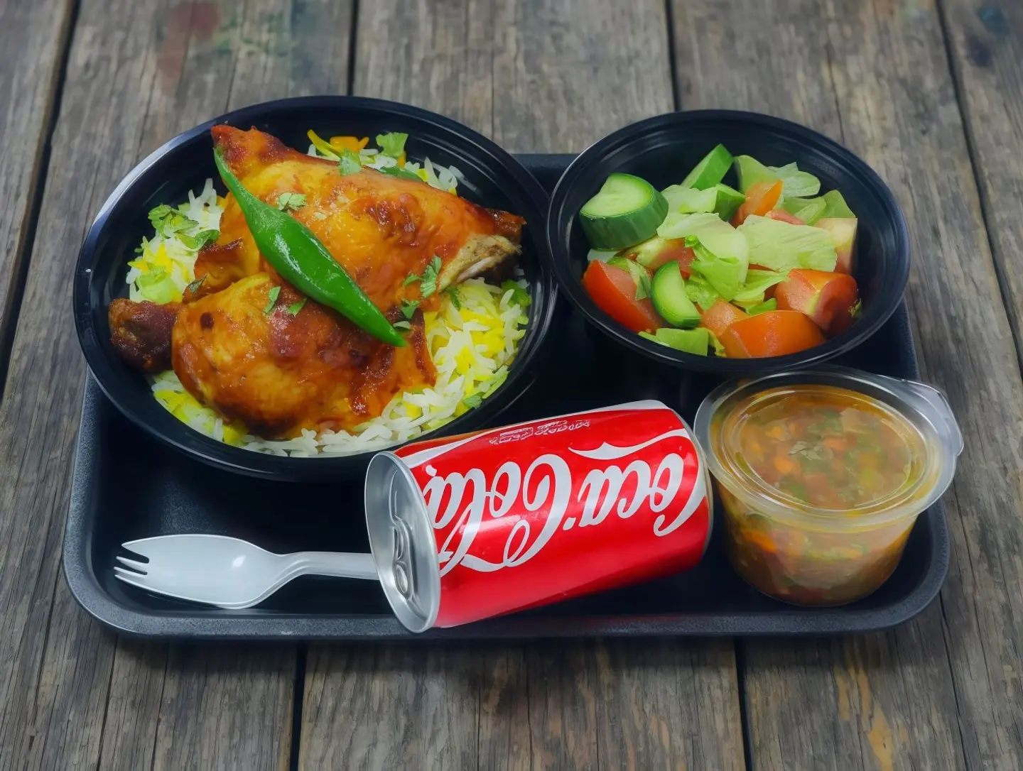 Arabic Chicken Bhukari Meal Combo