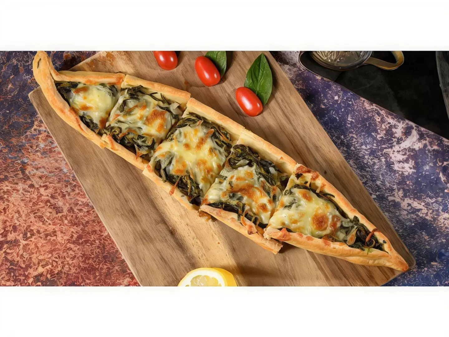 فطيرة سبانخ بالجبنة