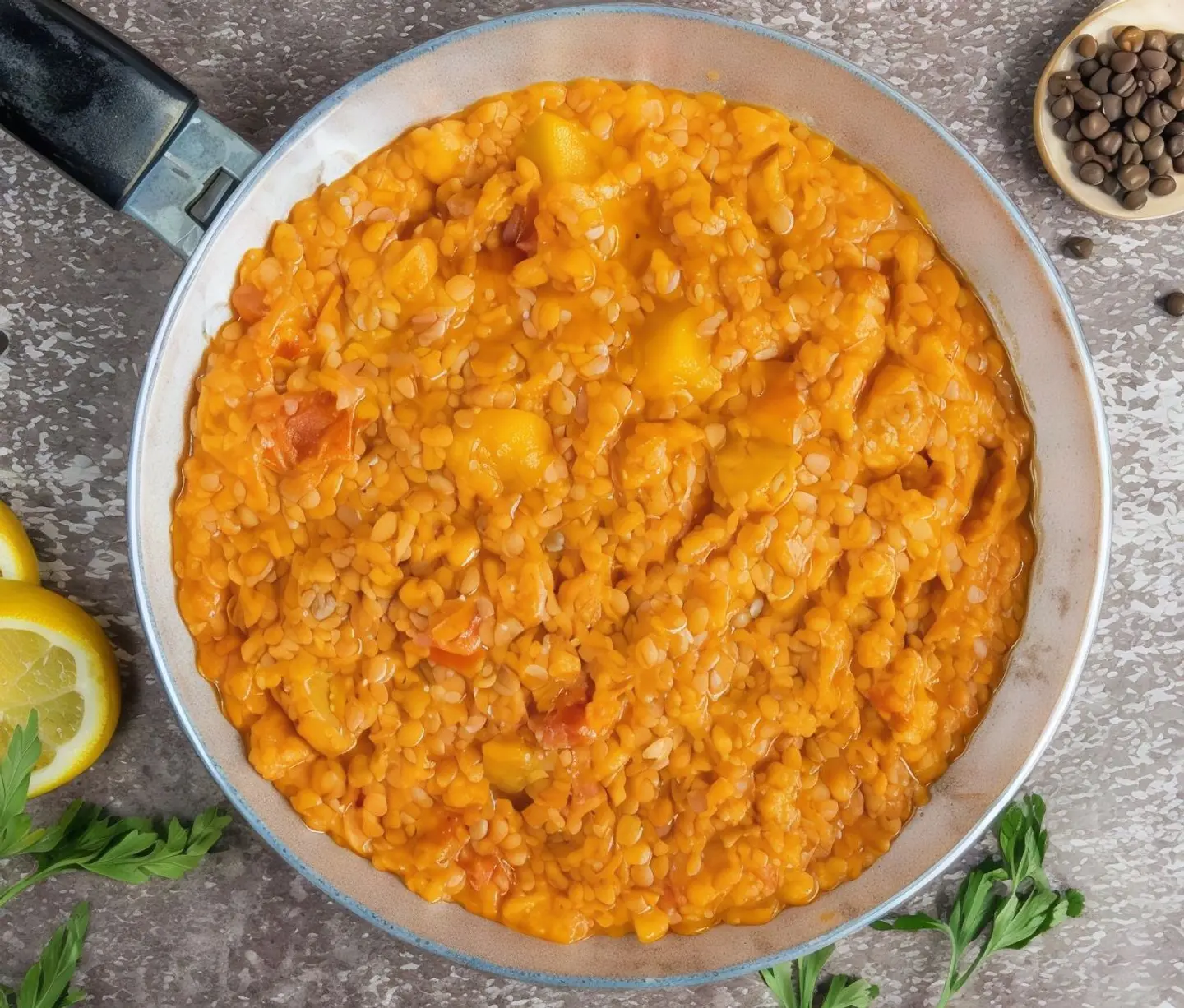 Lentils With Tuna