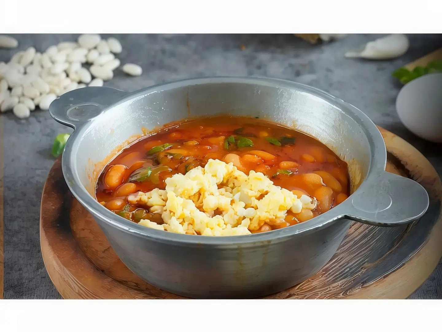 Beans With Egg