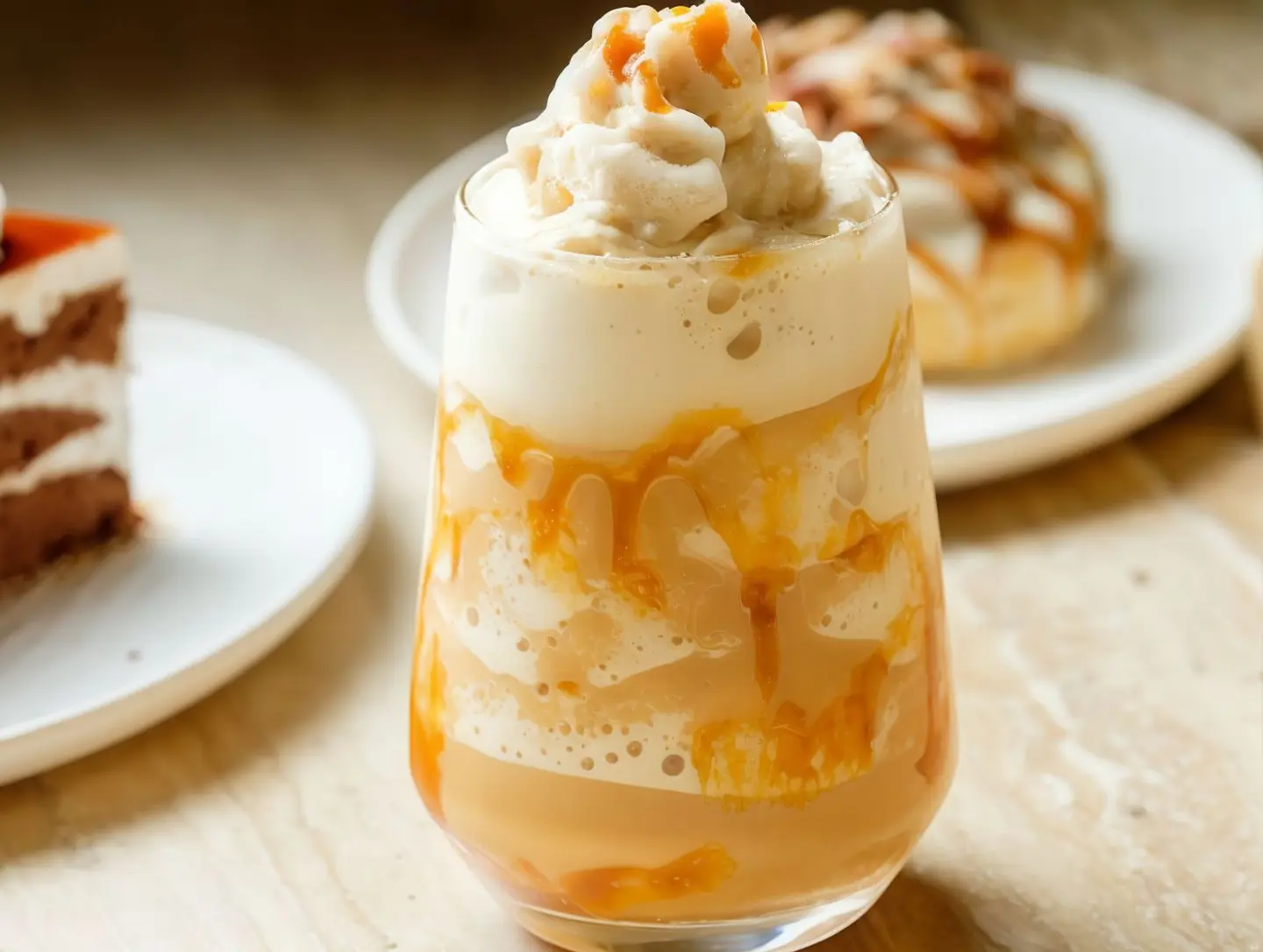 Iced Caramel Latte Frappuccino