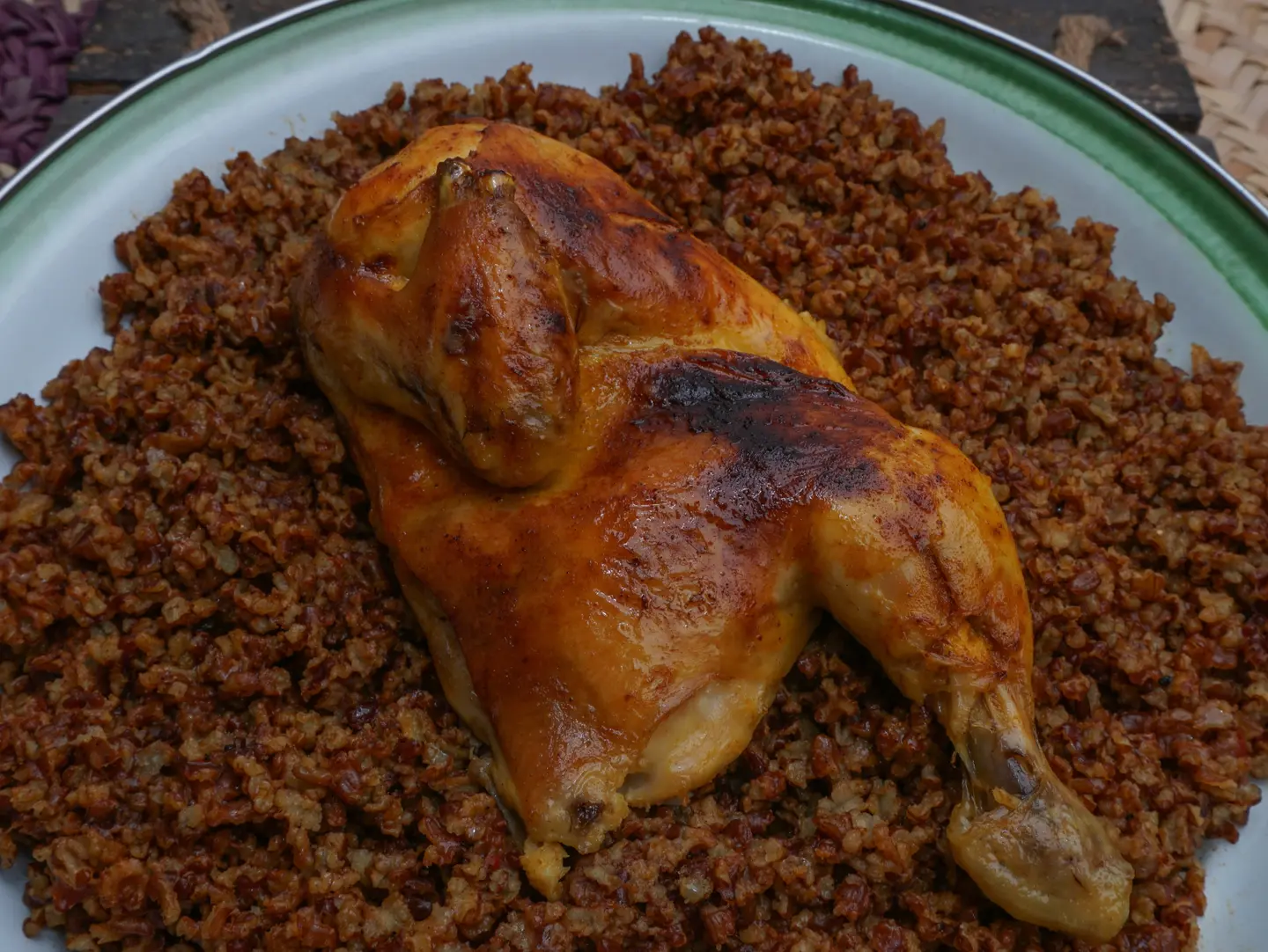 حبة دجاج عيش حساوي