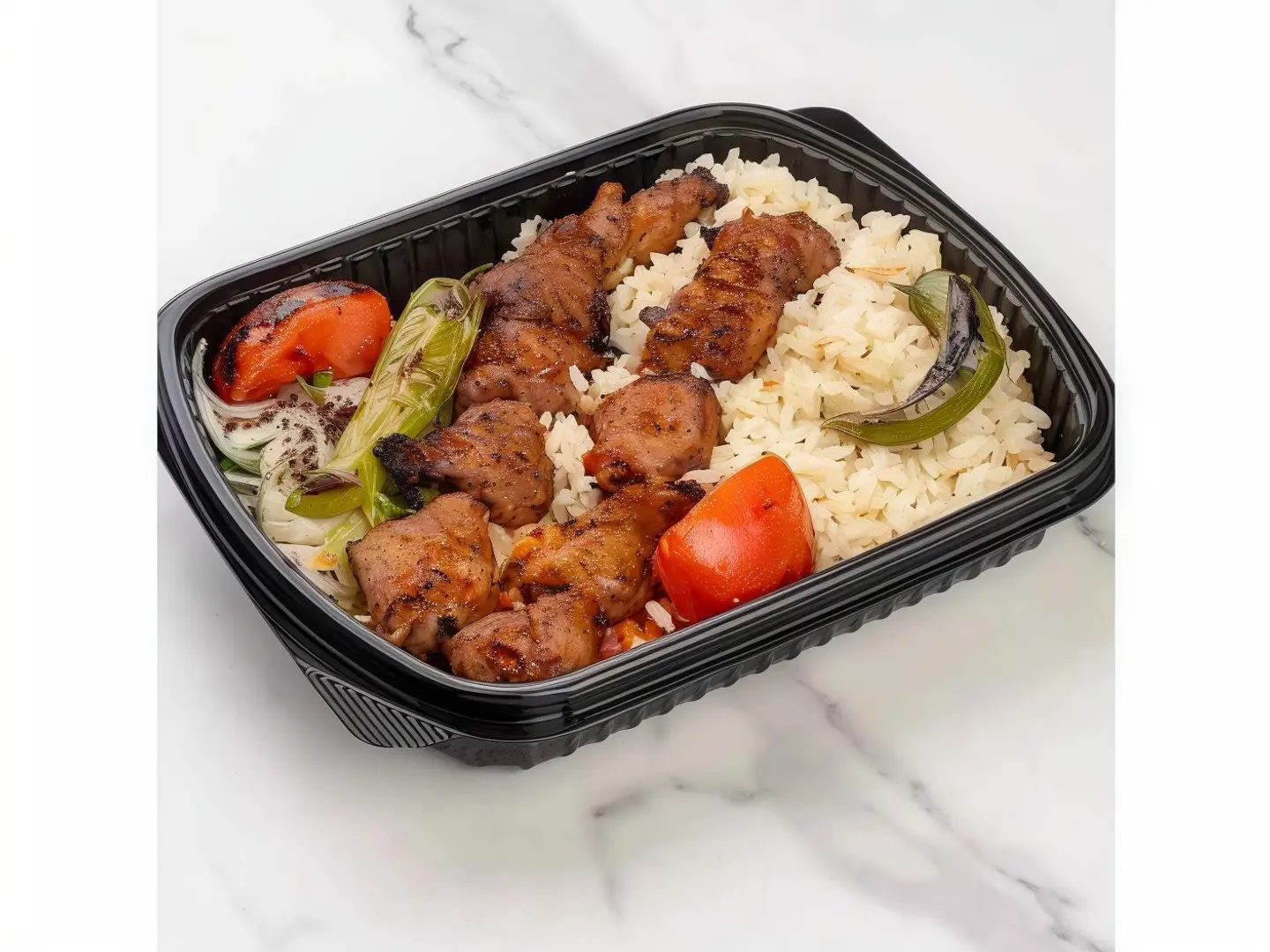 Charcoal Grilled Chicken Without Rice - Half