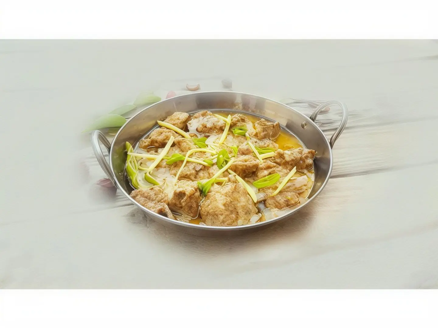 White Mutton Karahi - Plate