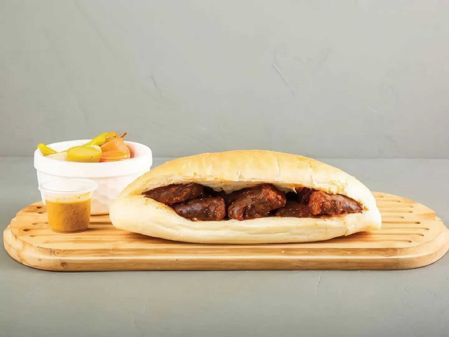 Liver And Sausage Sandwich