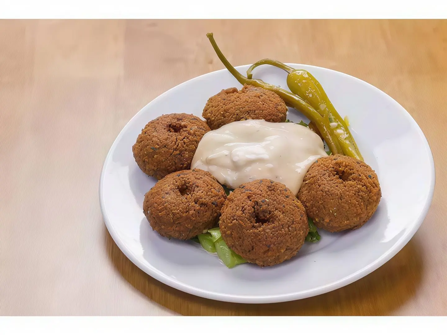 Falafel With Foul Misr Mix 3 Piece
