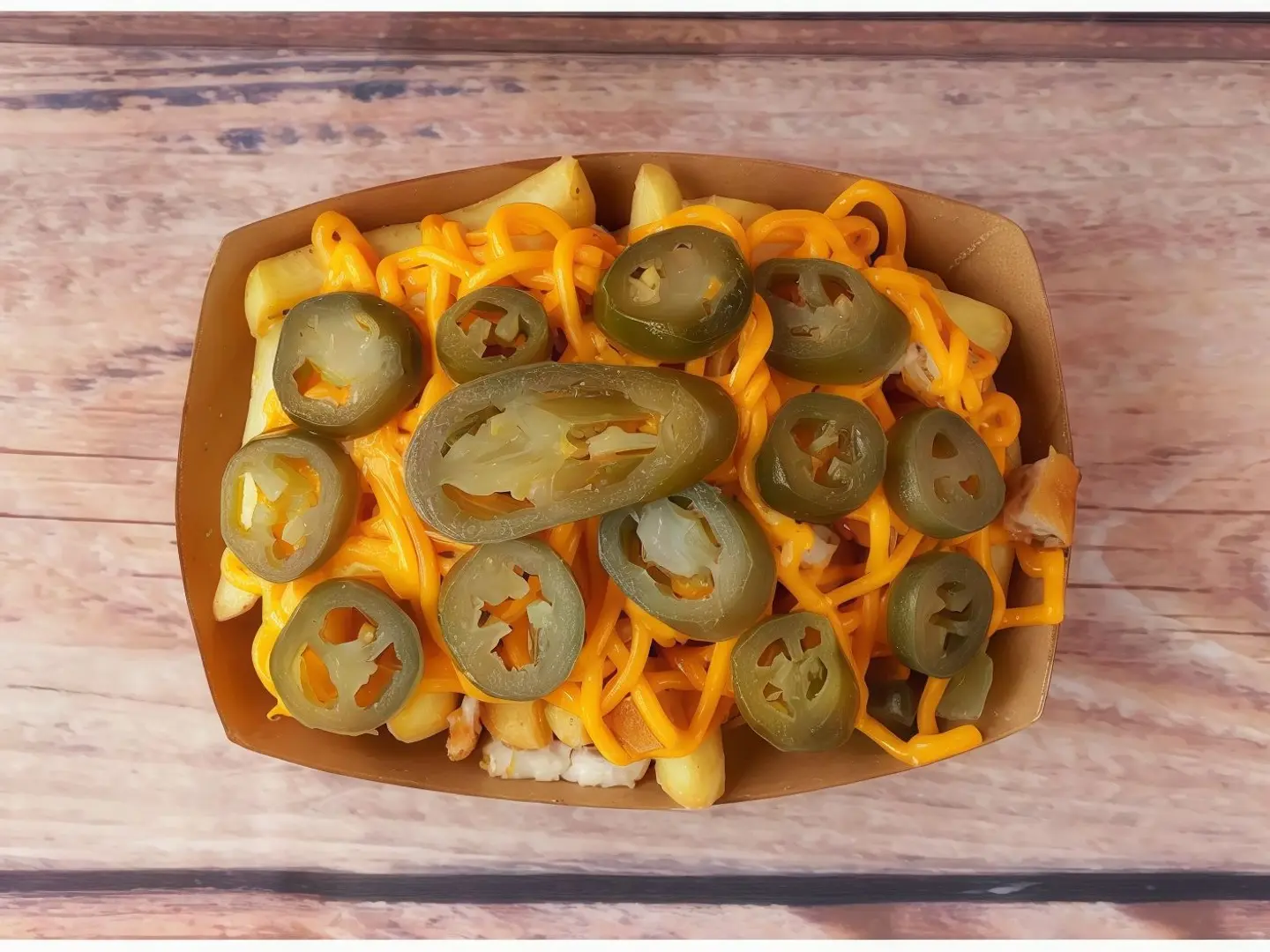 Potato With Cheddar Cheese And Jalapeño
