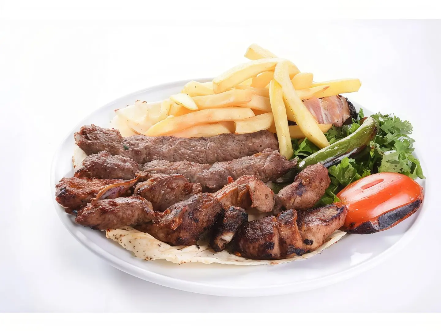 Mixed Kebab And Awsal For One Person