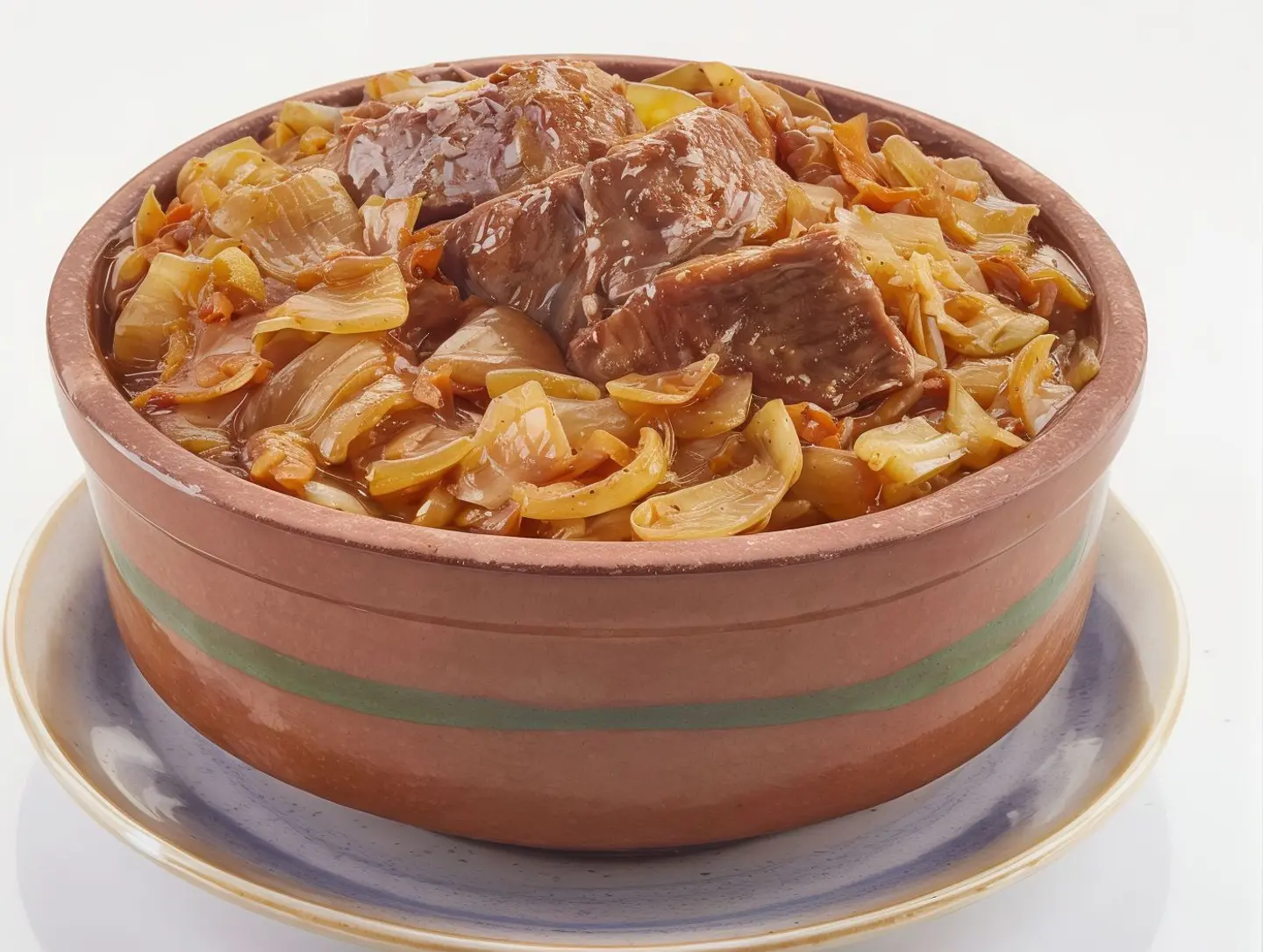 Meat With Onions Tagine