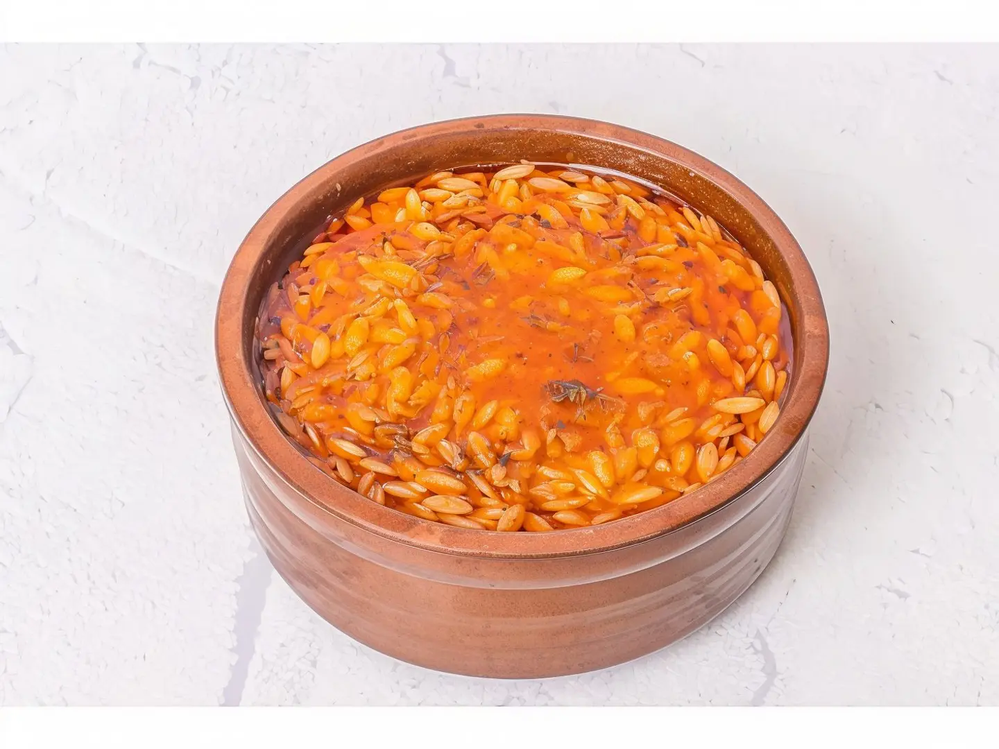 Orzo With Meat Tagine