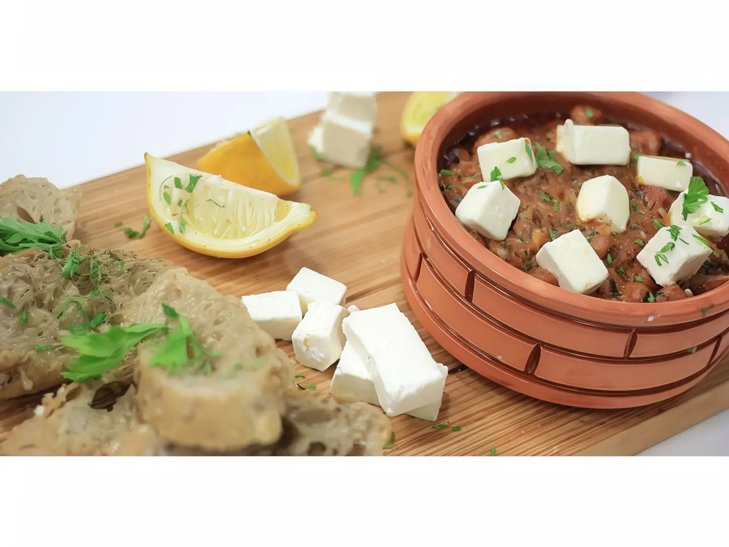 Foul With Roumy Cheese Dish - Small