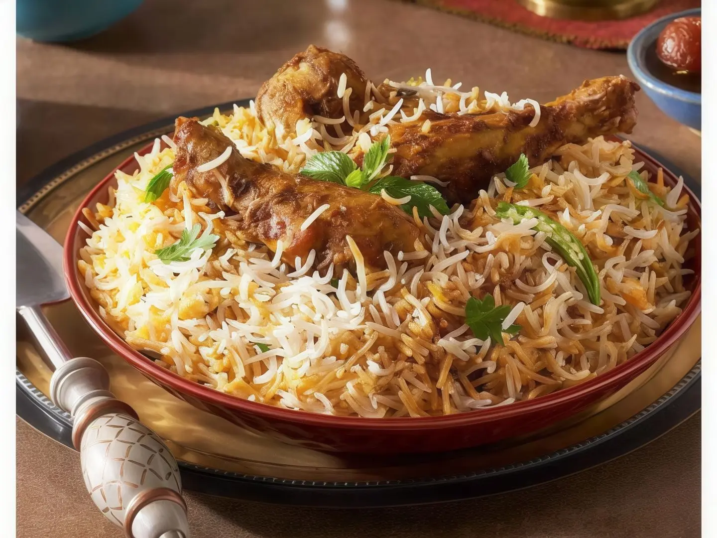 برياني مخصوص ( دجاج بدون عظم )