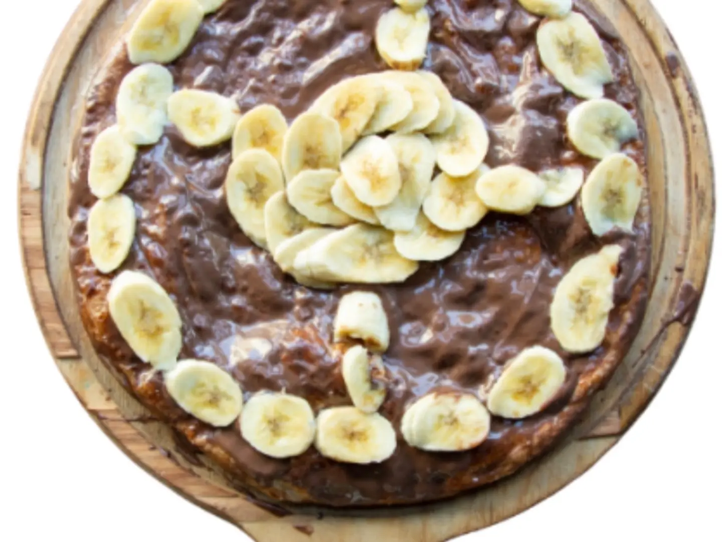 فطيره نوتيلا موز