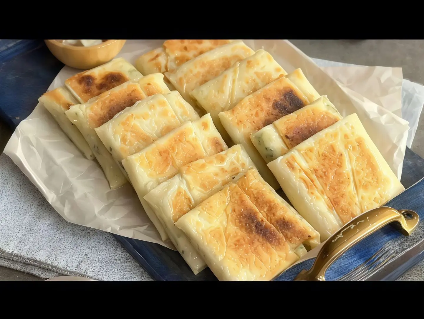 مطبق حلو جبنه دبل