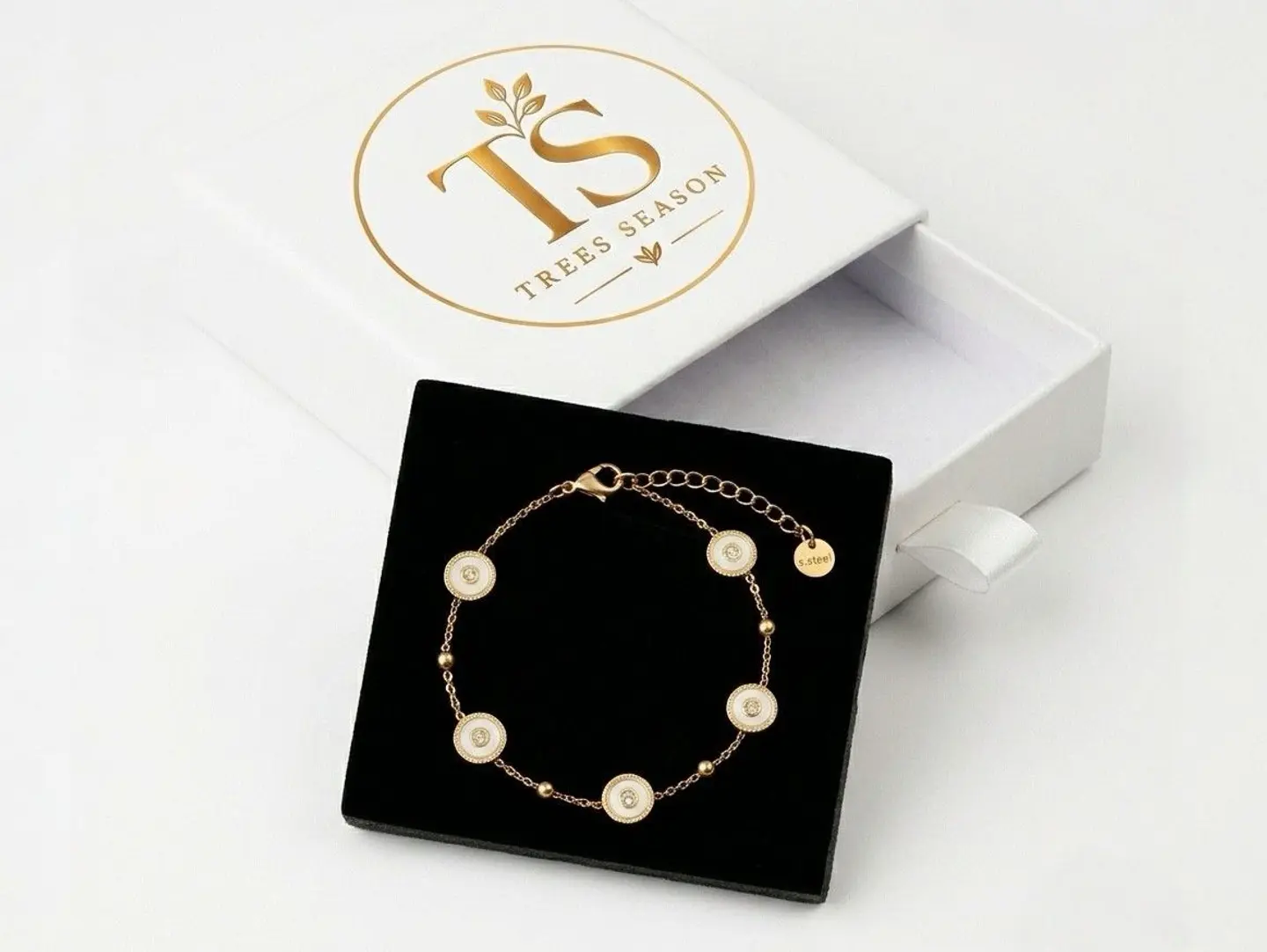 Bracelet Pearl Circles