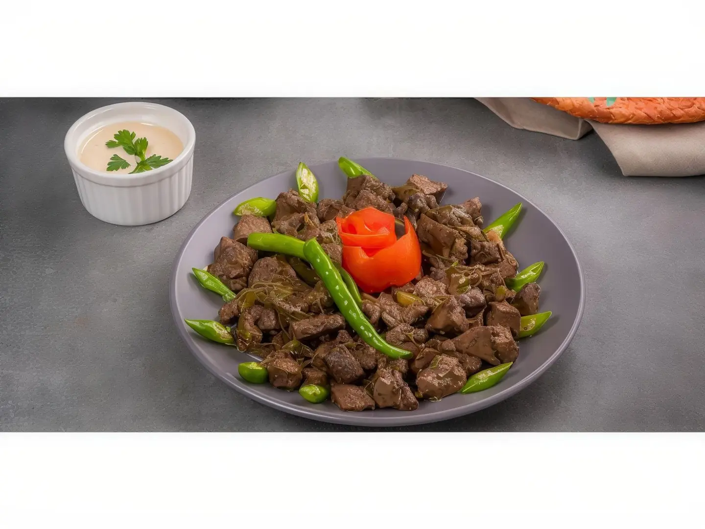 Fresh Lamb Liver With Cheese