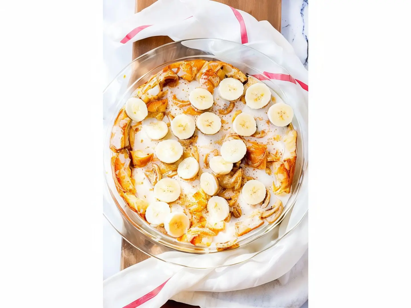 Masoub With Banana Slices