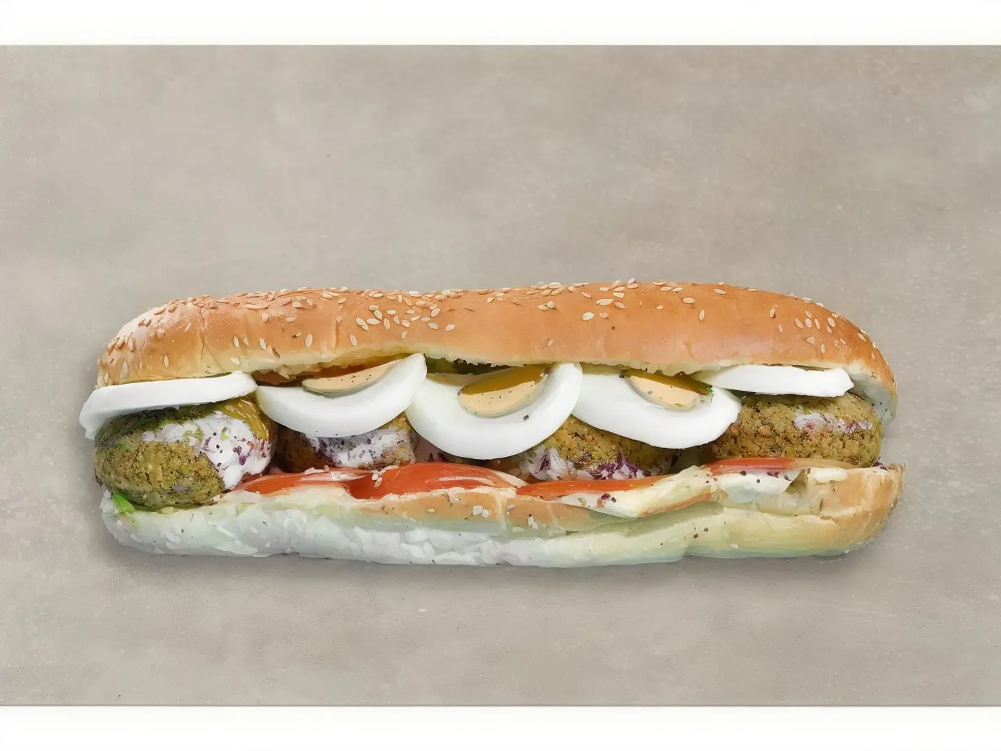 صامولي مشكل فلافل بالبيض