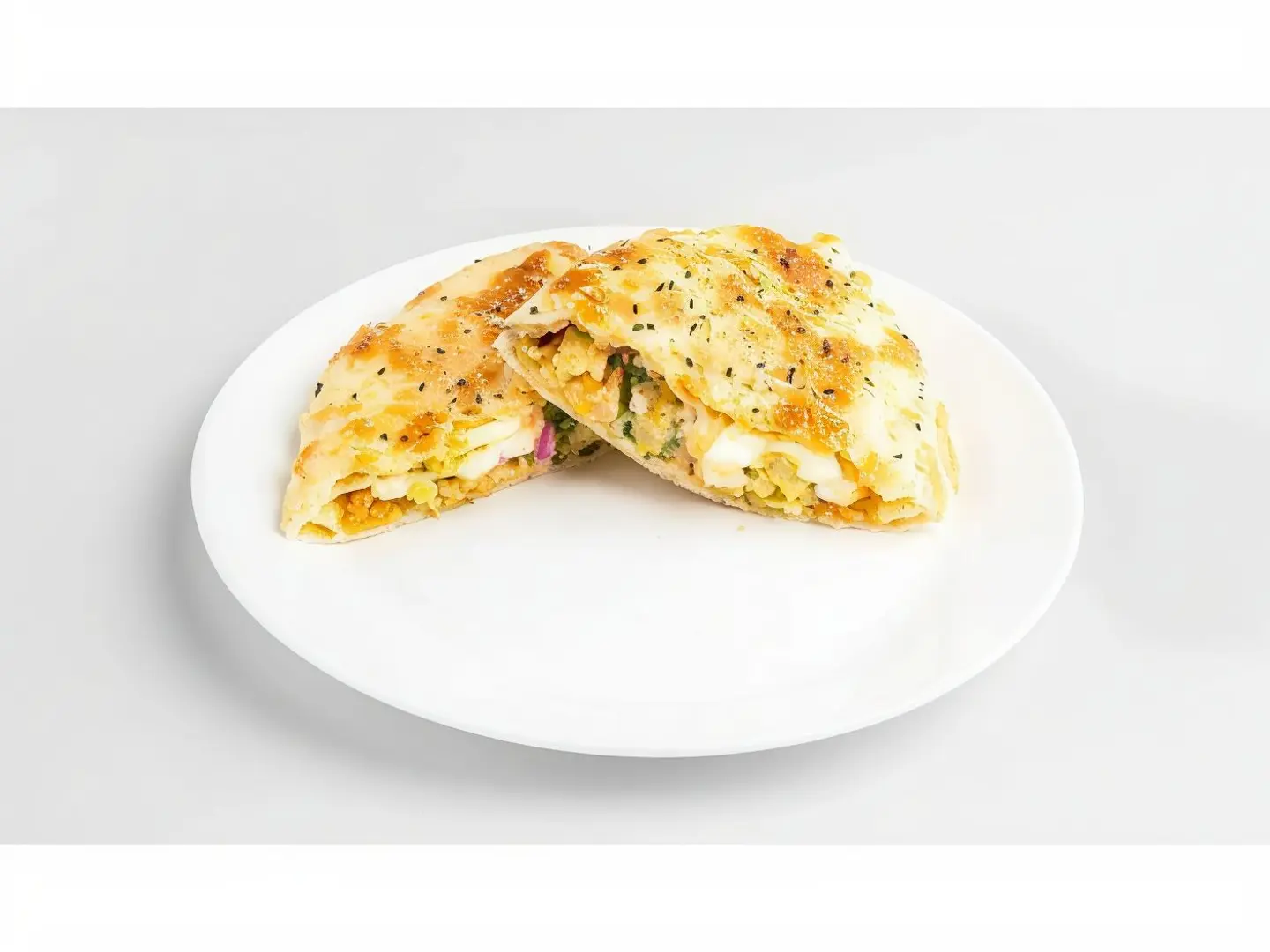 فطيرة مشكل فلافل بالبيض