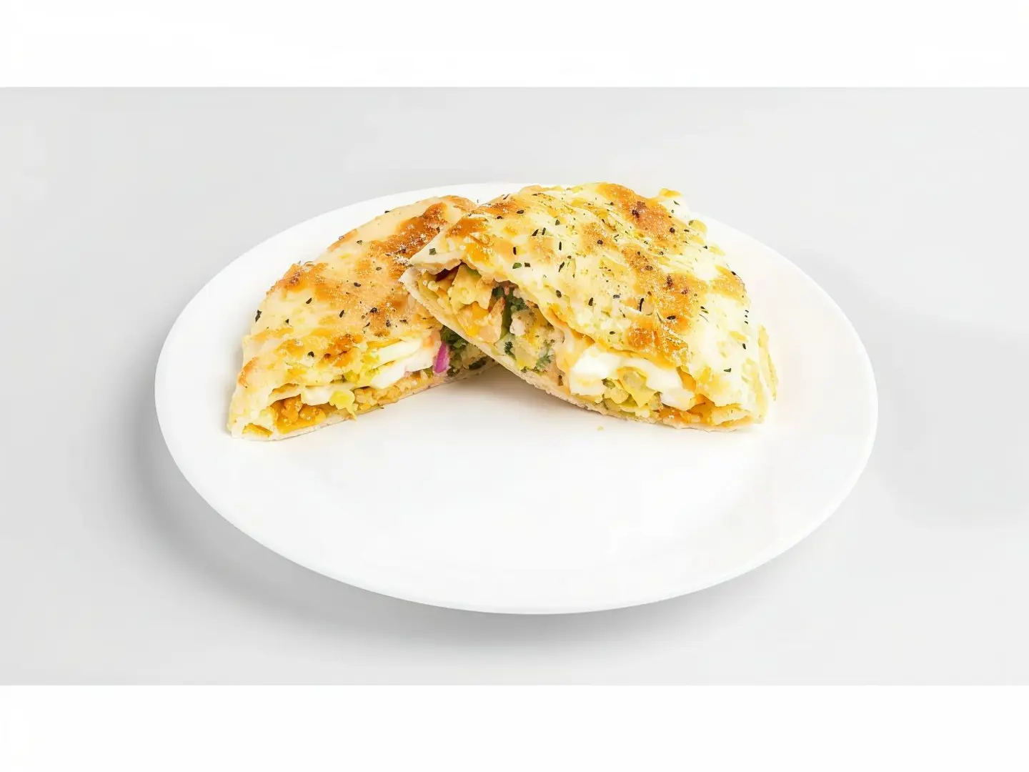 فطيرة مشكل فلافل بالبيض وجينتين