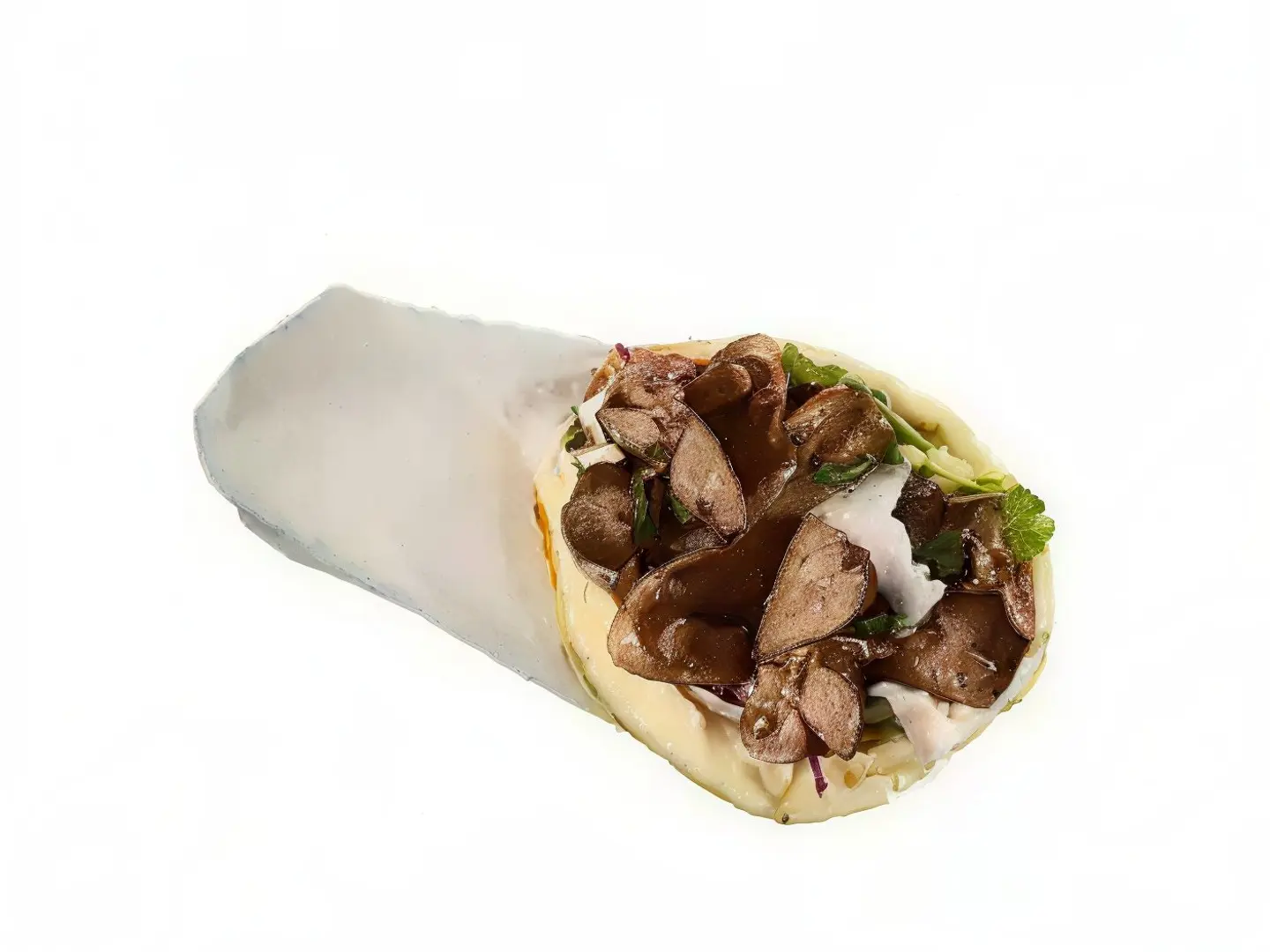 ساندوتش كبدة بالجبن