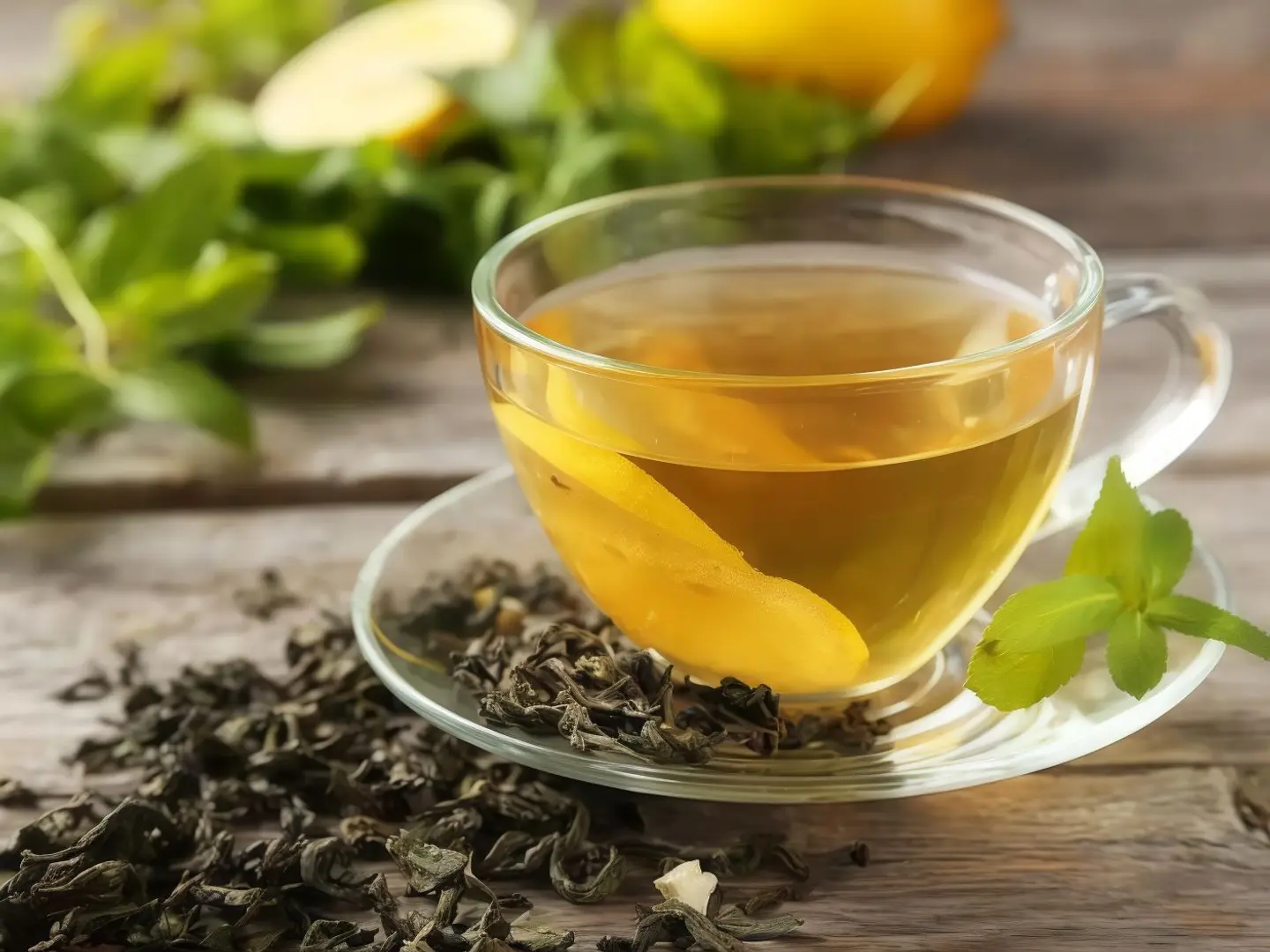 شاي أخضر