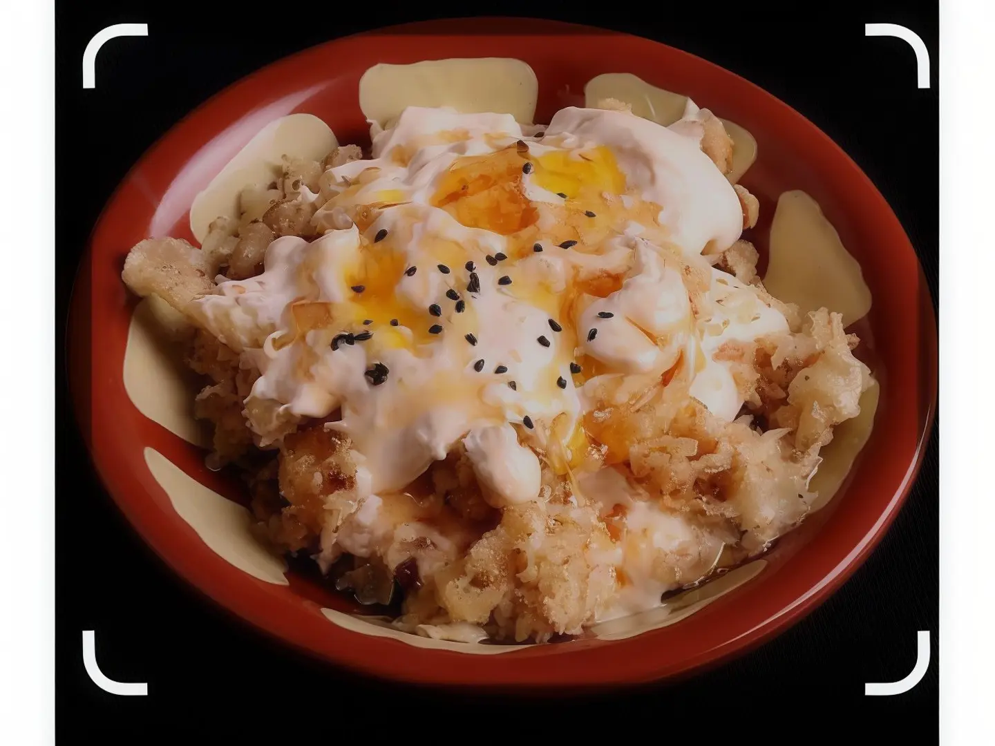 Fatteh With Cream & Honey