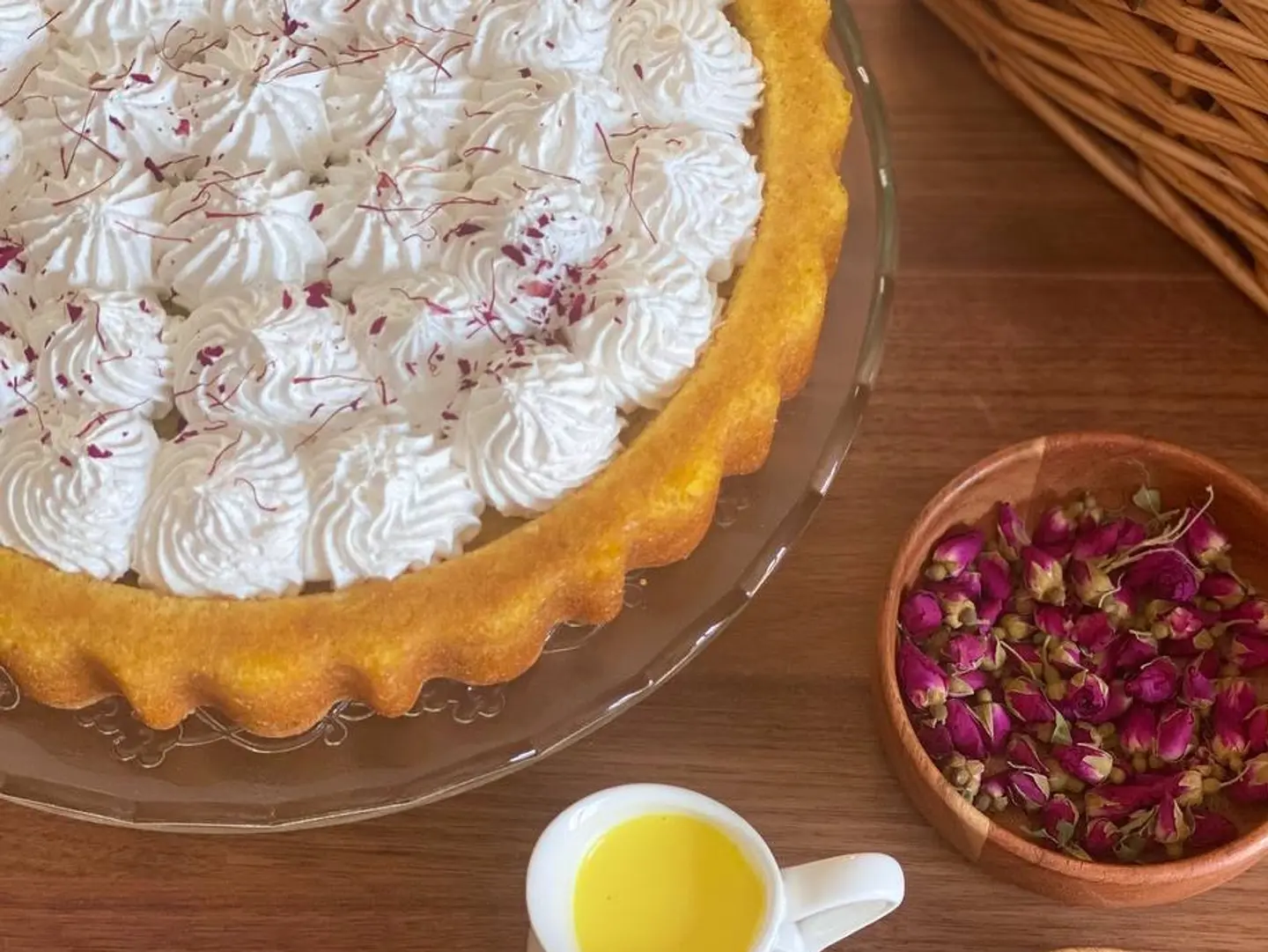 كيكة الزعفران