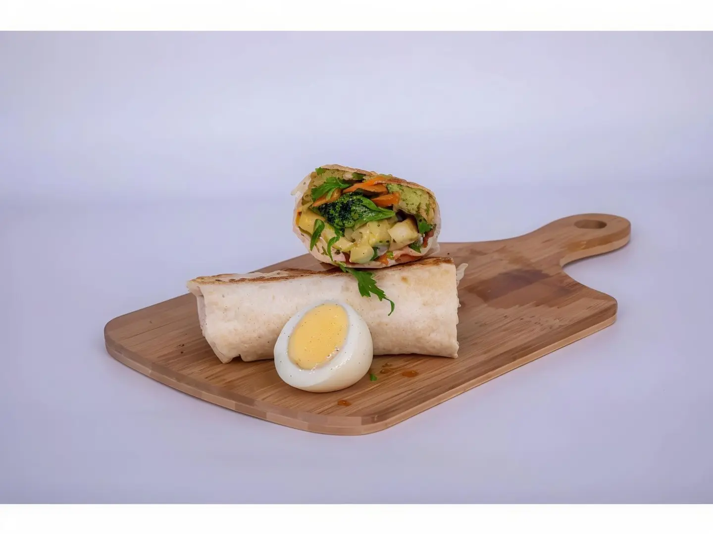 Falafel Saj With Egg And Cheese
