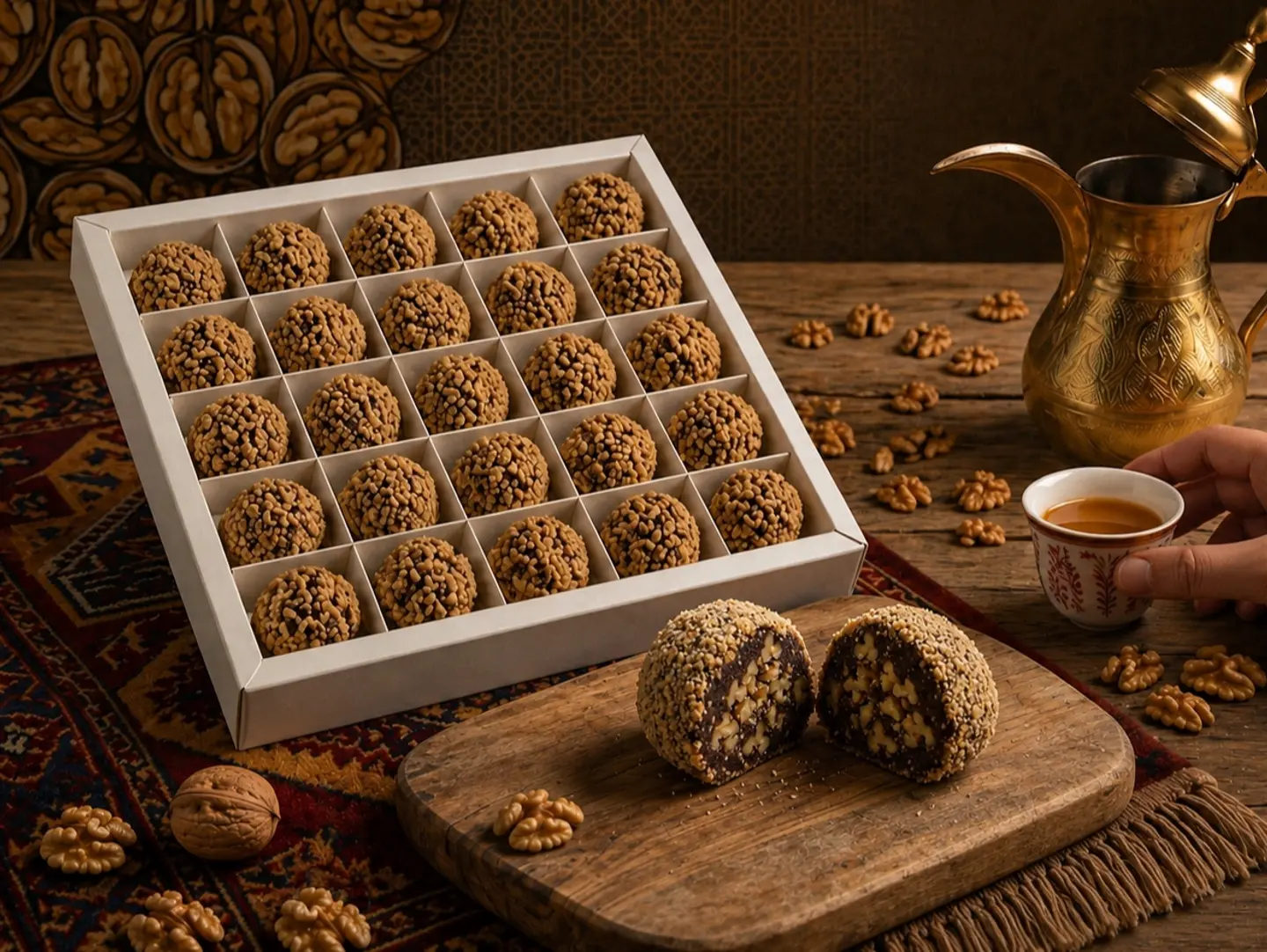 تمرية جوز عين الجمل و الشوكولاته
