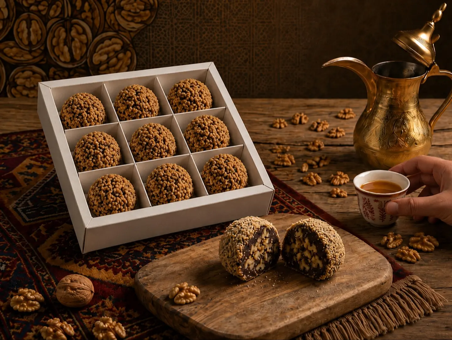 تمرية جوز عين الجمل و الشوكولاته