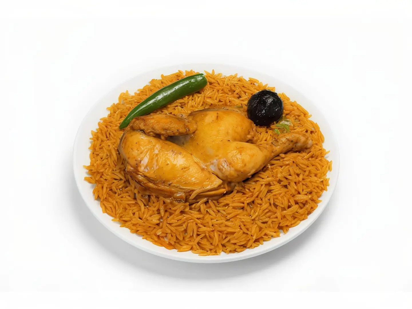 نص حبة مضغوط احمر بسمتي