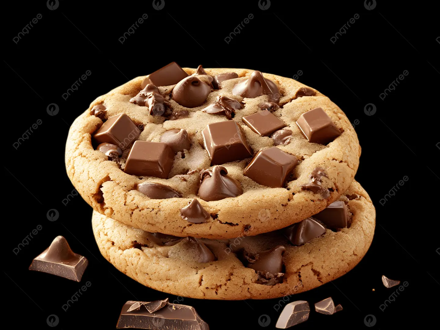 Double Chocolate And Milk Cookies