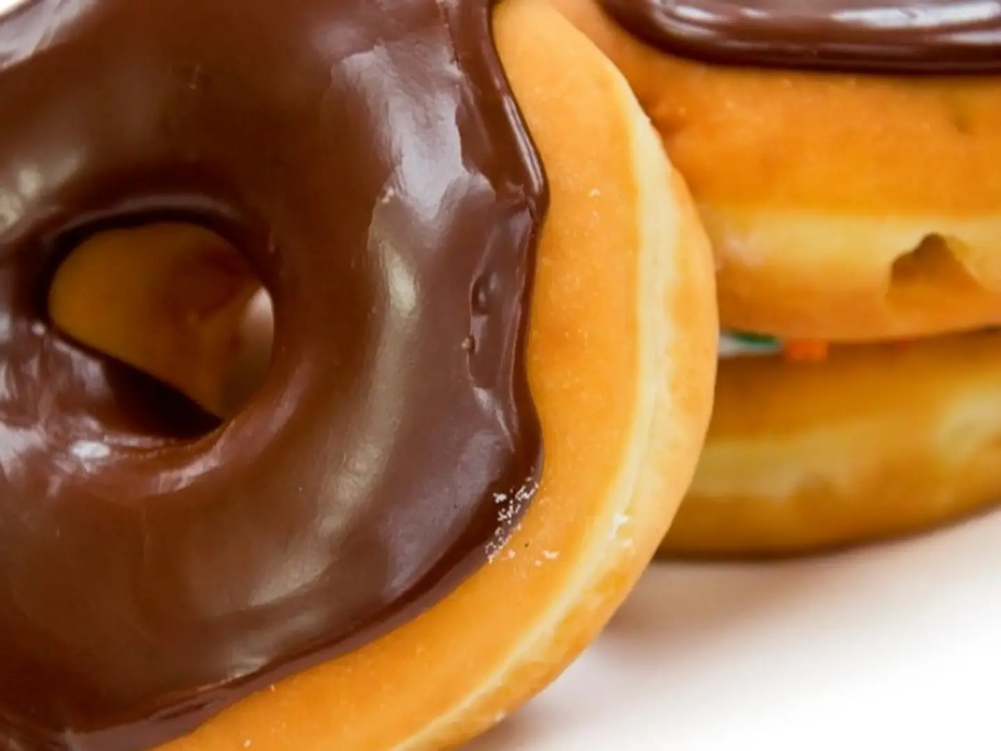 Large Chocolate Donuts