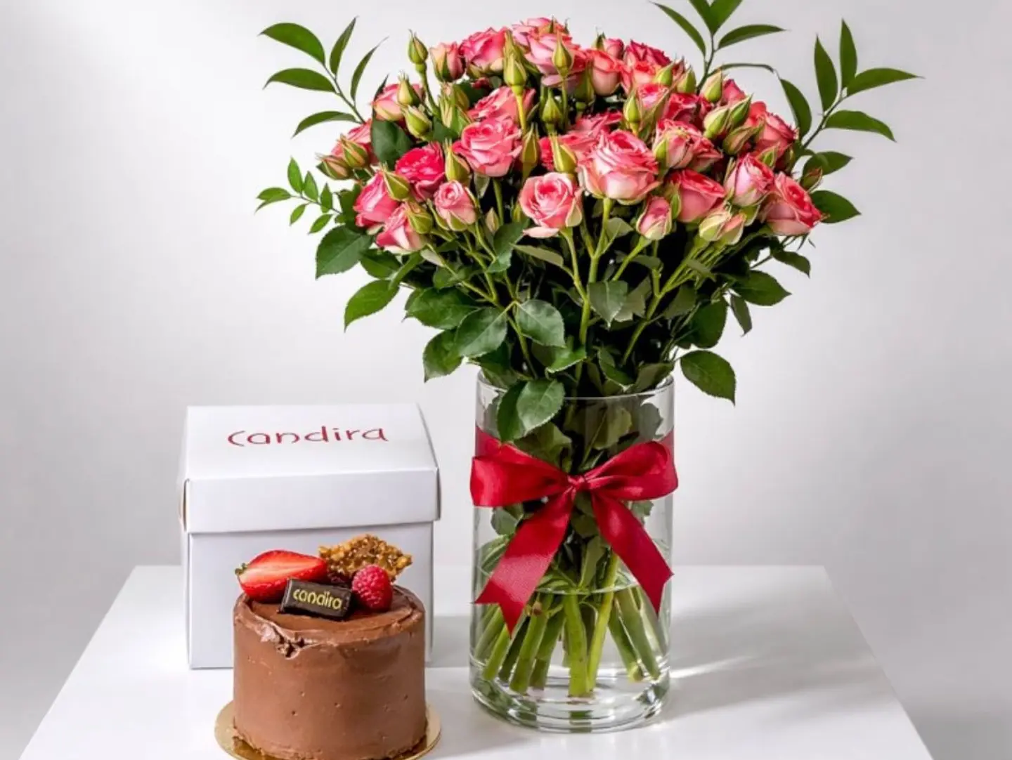 Chocolate Cake Vase