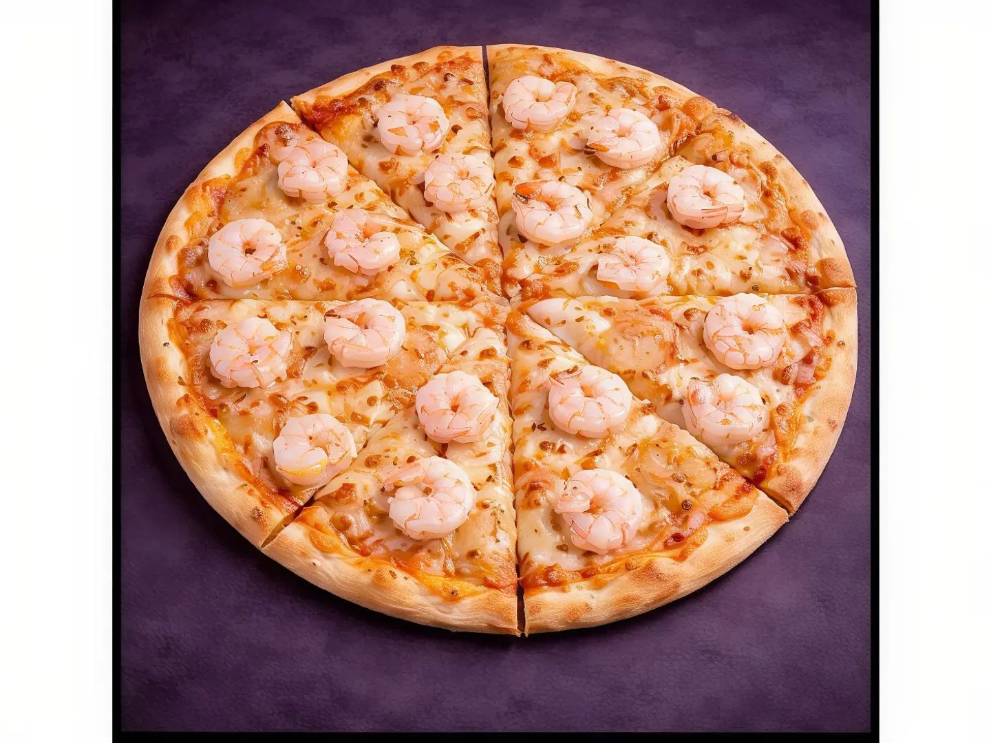 Garlic Shrimp Pizza