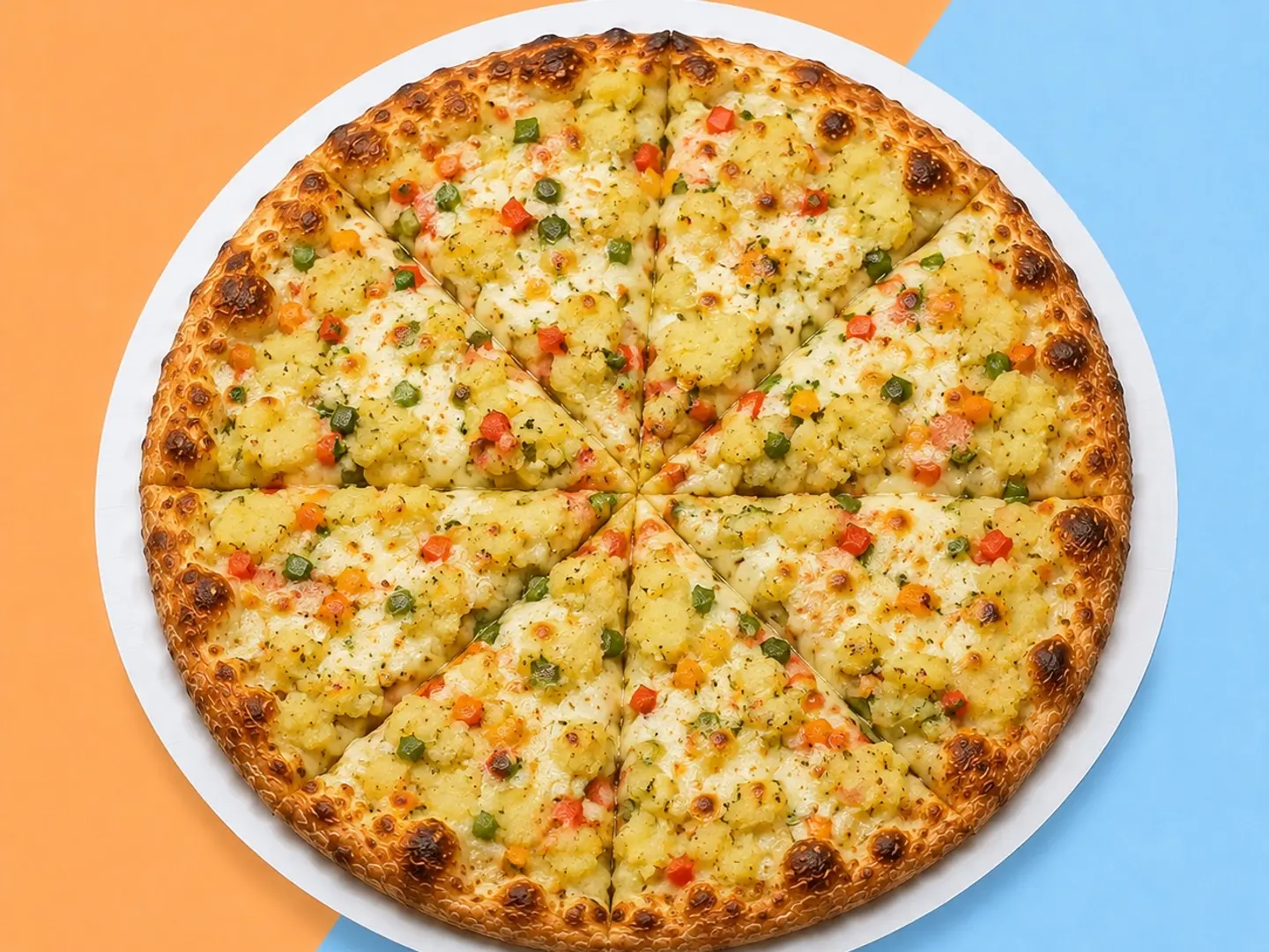 Potato, Vegetable & Cheese Manakish