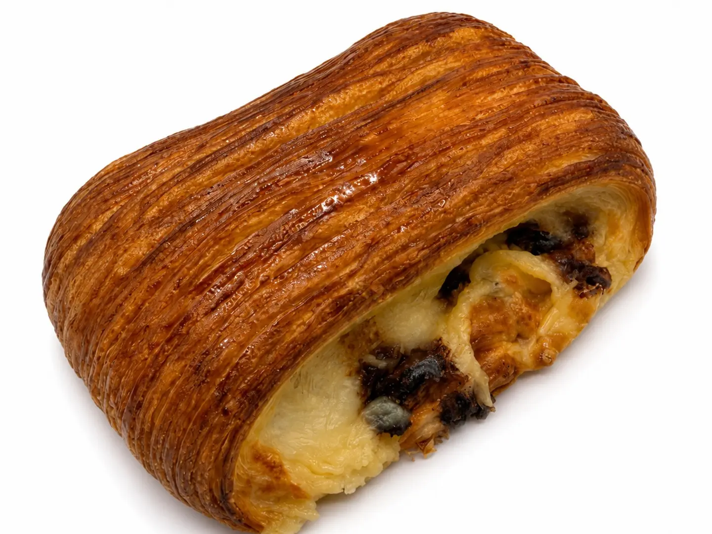 Pain Suisse With Custard & Chocolate